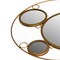 Uniquewise Decorative Metal Wall Mounted Modern Mirror - Perfect for Living Room, Bedroom, Bathroom Vanity, Entryway, or Hallway, Adding Elegance and Charm to Your Space